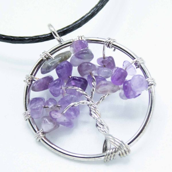 Tree of Life Pendant - Amethyst - Image 2