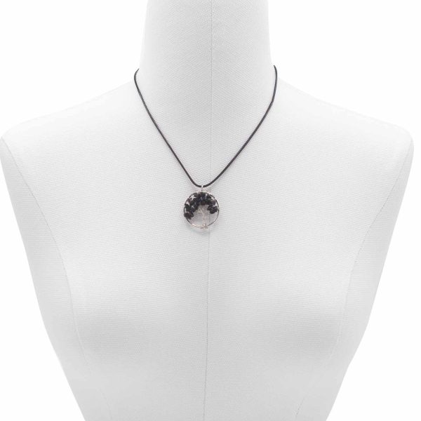 Tree of Life Pendant - Black Agate - Image 4