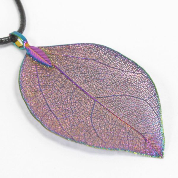 Multicoloured Bravery Leaf Necklace/Pendant - Image 2