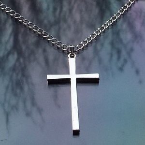 Necklace with CROSS pendant.