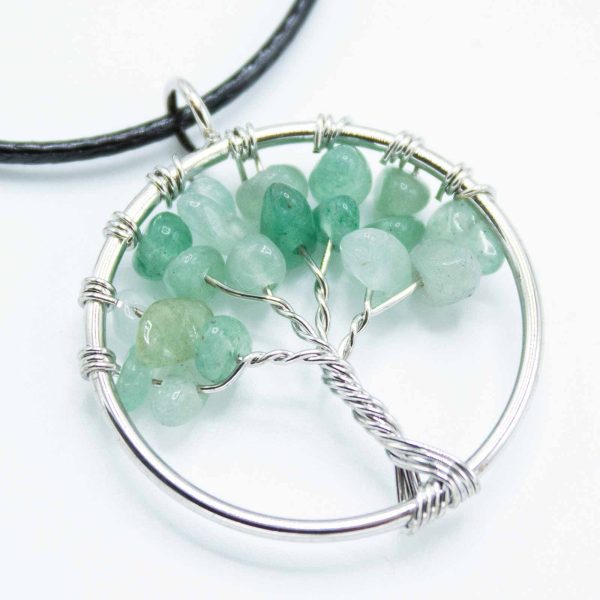Tree of Life Pendant - Jade - Image 2