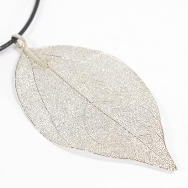 Silver Bravery Leaf Necklace/Pendant - Image 2